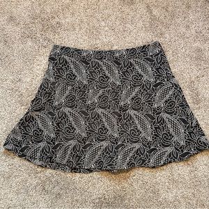 New York & Company Black Lace Skirt